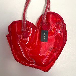 Heart Shaped PVC tote bag